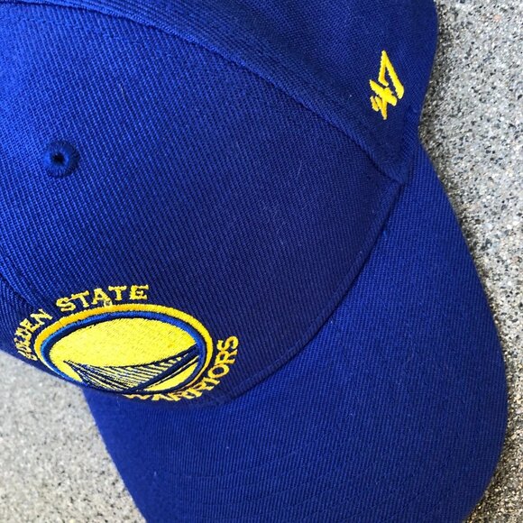 '47 FORTY SEVEN Golden State Warrior Hat Men's NBA Adjustable Cap NBA - Picture 4 of 7
